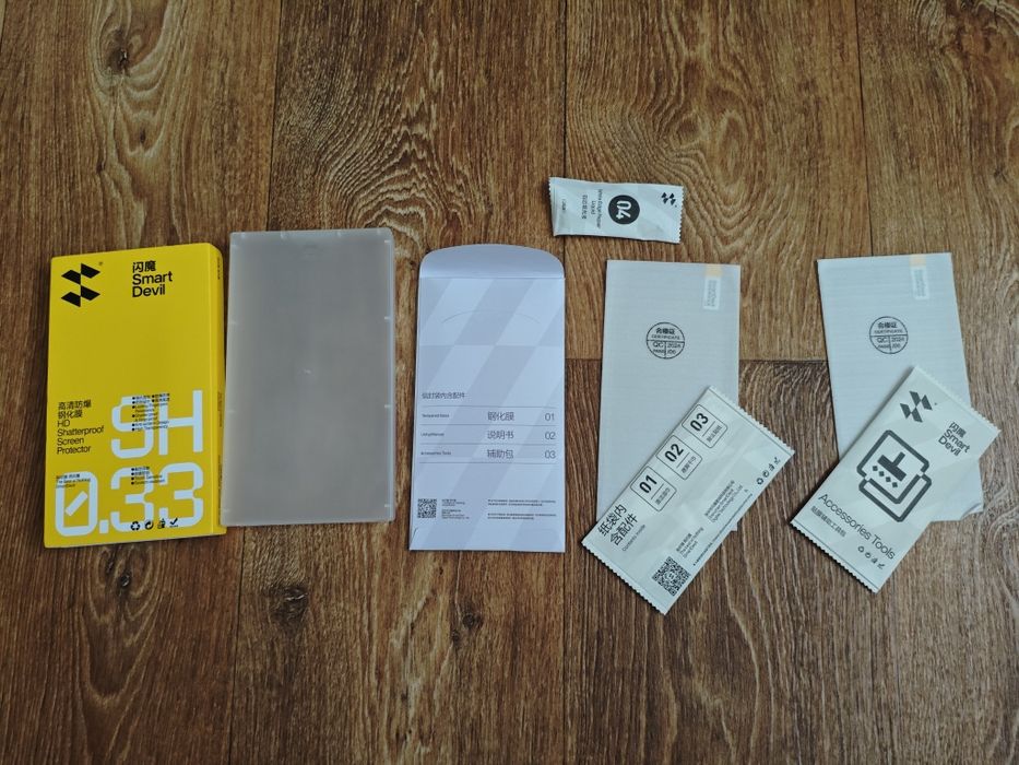 Захисне скло 2 штуки Smart Devil Висота 16, ширина 6.9