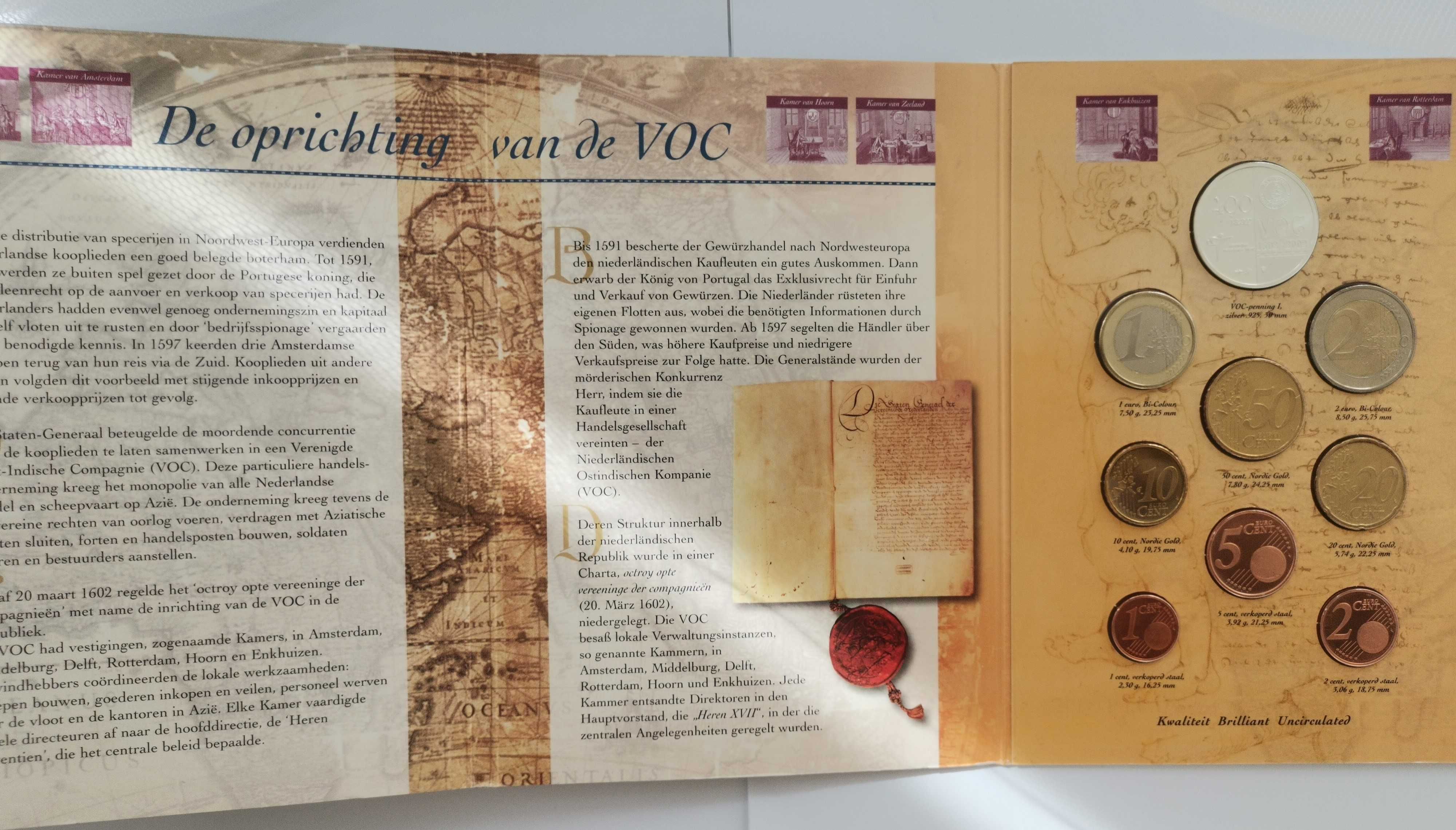 Set Conjunto Euro - Holanda 2002 e 2003 BNC (4 carteiras) I II III VI