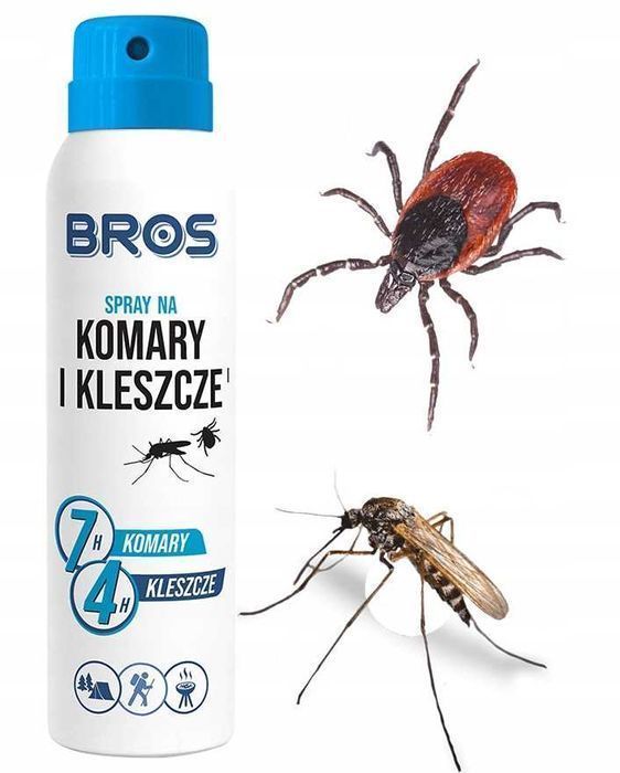 Bros - Spray Na Komary I Kleszcze 90Ml - 4 Szt.