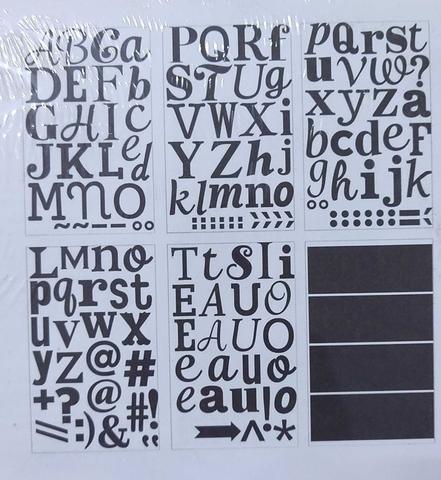 Autocolantes Decorativos Letras
