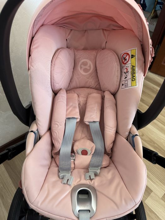 Автокрісло Cybex cloud T simlpy flowers pink