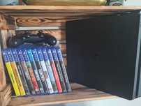 Ps4 1tb + 12 gier