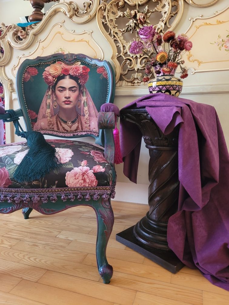 Luksusowy fotel Frida Kahlo