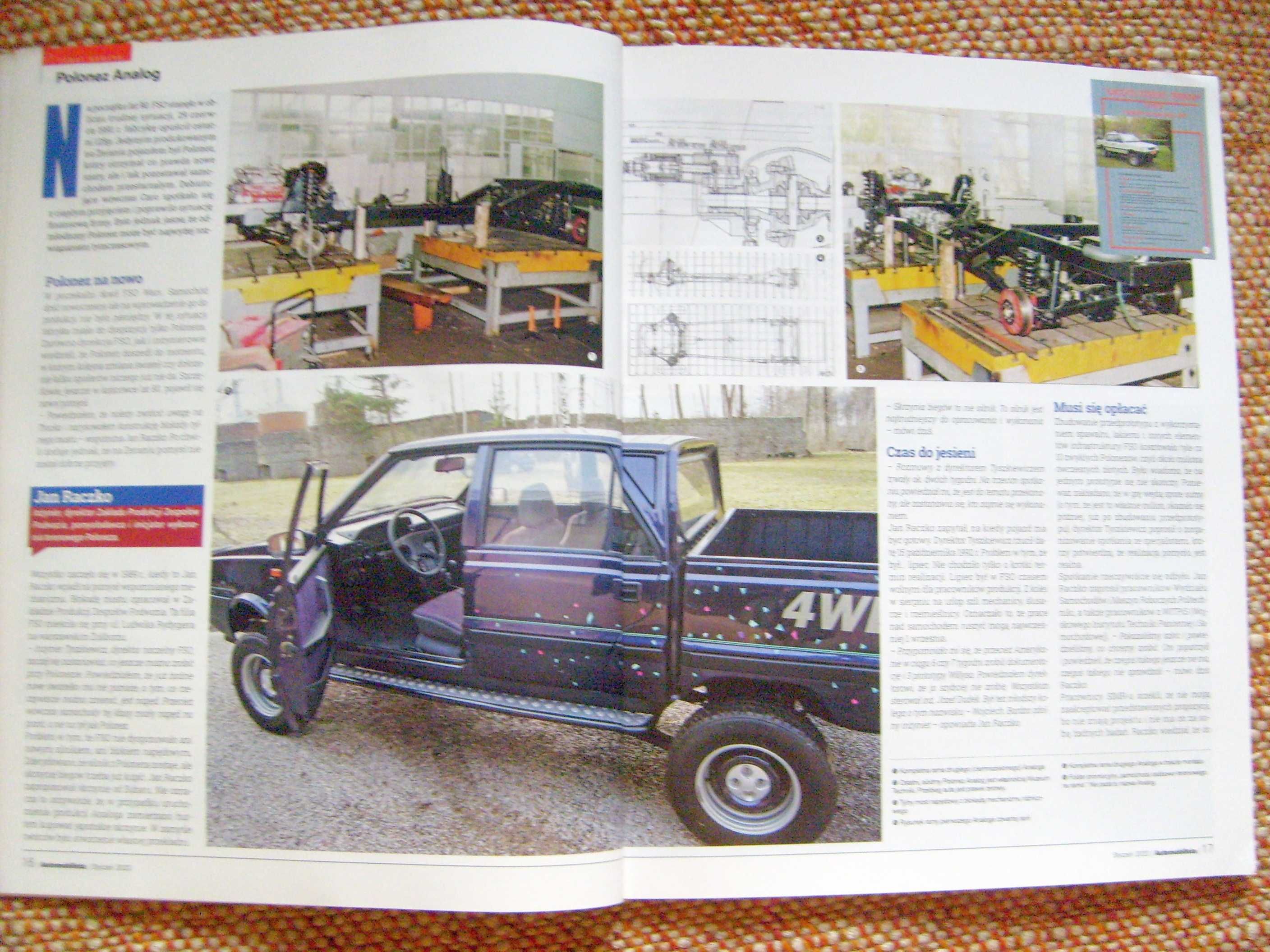 FSO POLONEZ ANALOG "Automobilista" / prospekty - wyprzedaż RABATY 10%