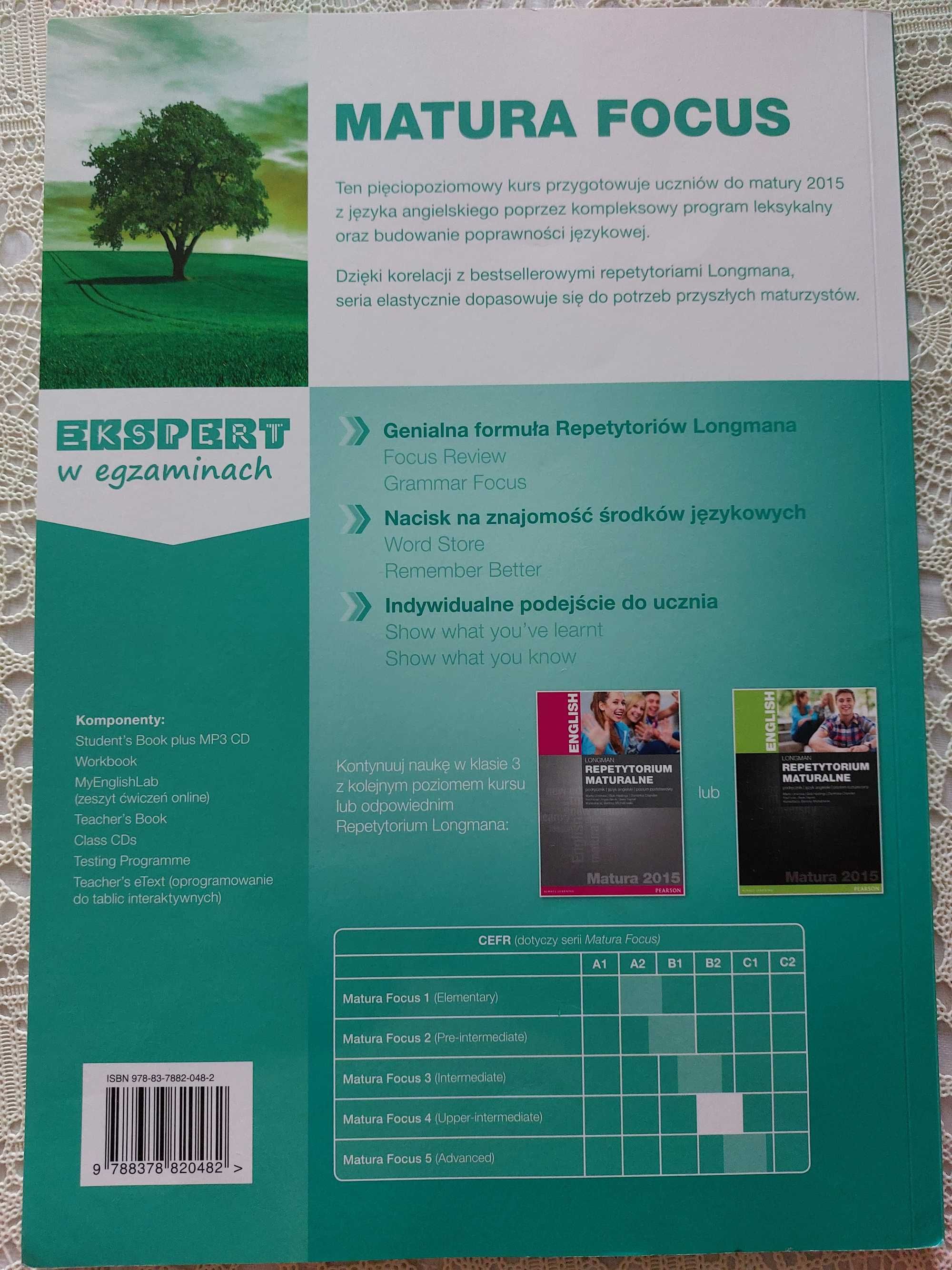 Język angielski. Matura Focus 4. Workbook B2/B2+. Wydawnictwo Pearson