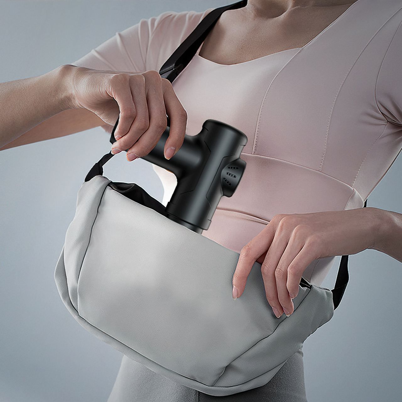 Pistolet Do Masażu Mg01Mini Pink Różowy Fascia Masażer