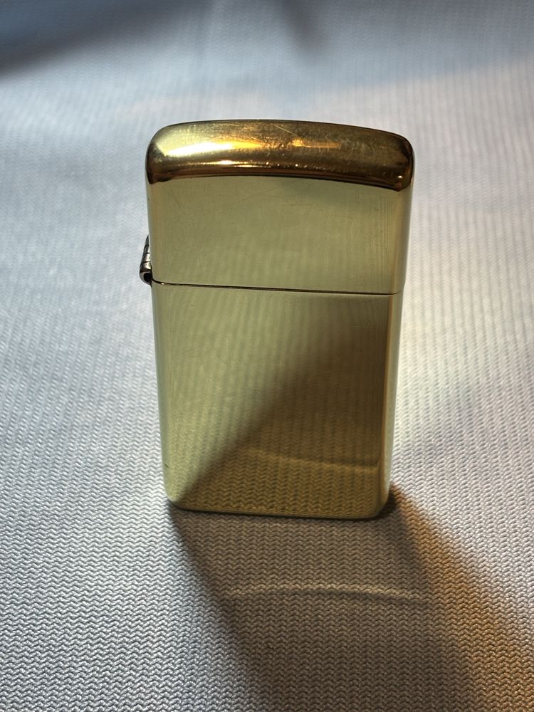Zippo Solid Brass Slim (США, оригінал)