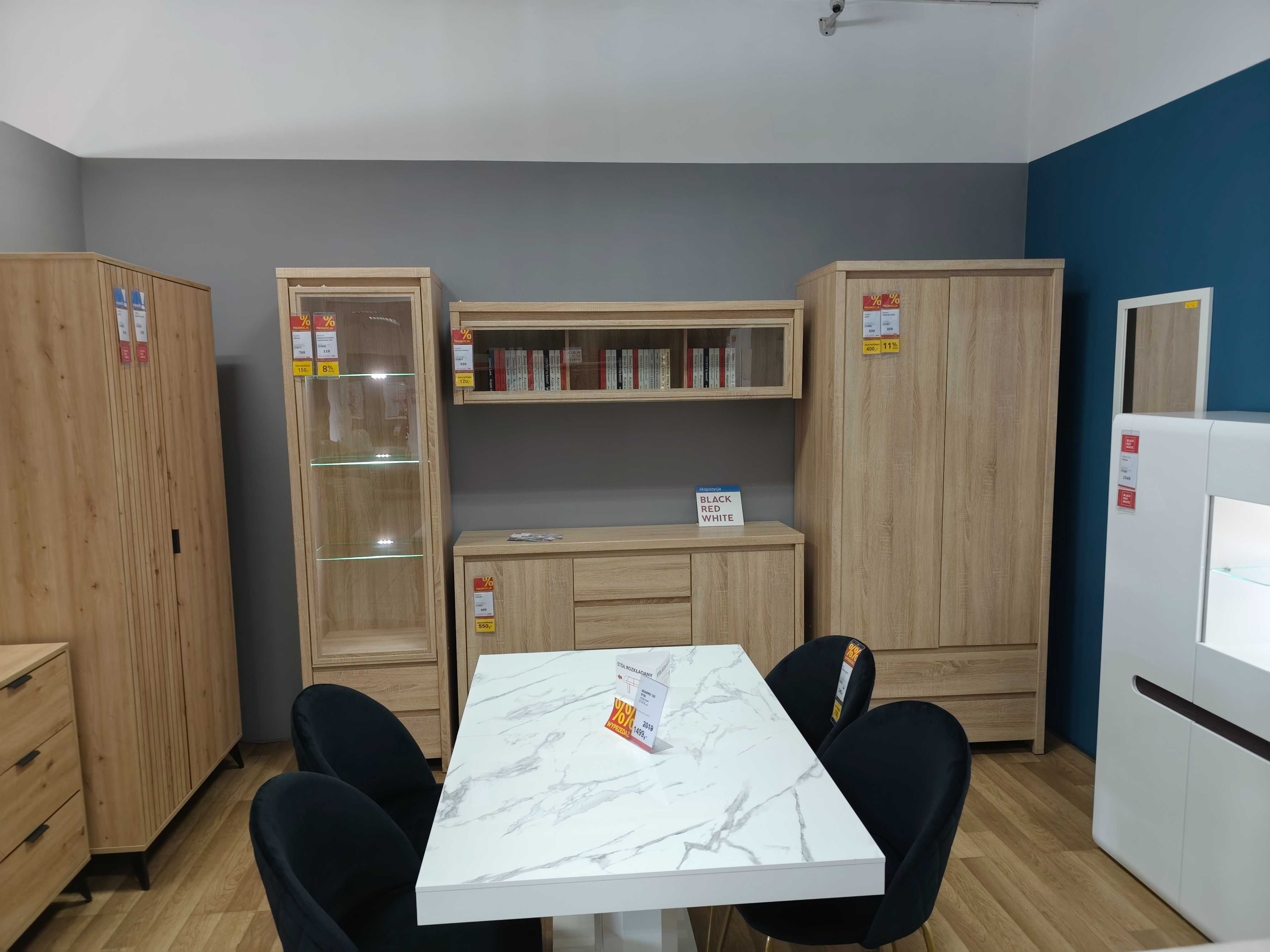 Kuchnia BRW biały połysk /dąb lancelot - likwidacja sklepu