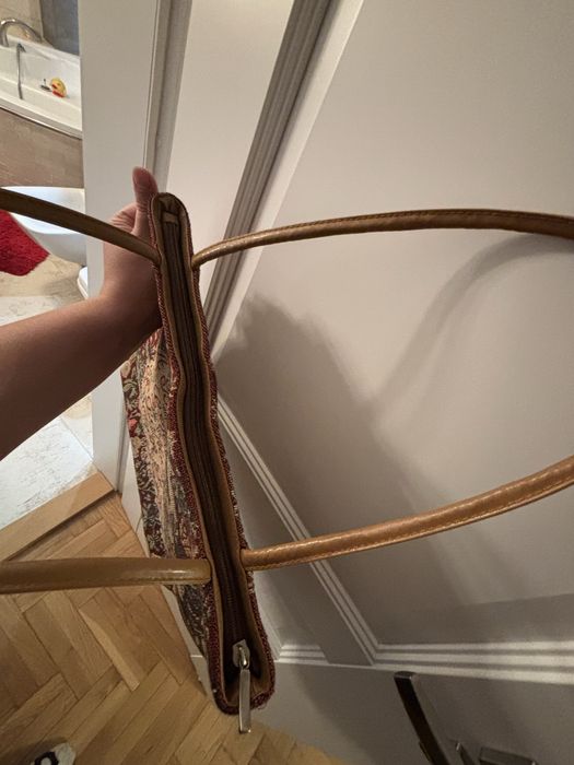 Torebk shopper vintage gobelinowa