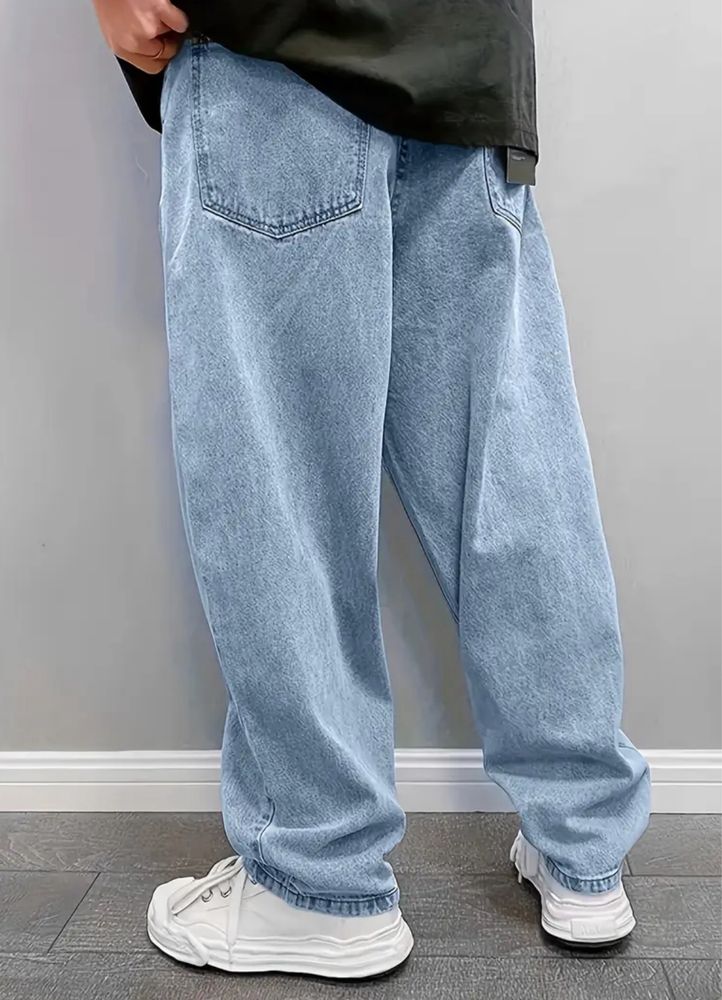жинси широкого крою (baggy), блакитні