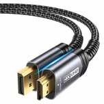 Kabel 4K DisplayPort na HDMI, 1M nylon pleciony DP na HDTV