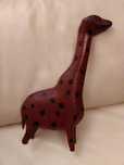 Antiga Girafa em Madeira Feita em Angola à Cerca de 40 Anos