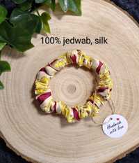 Jedwabna gumka scrunchie