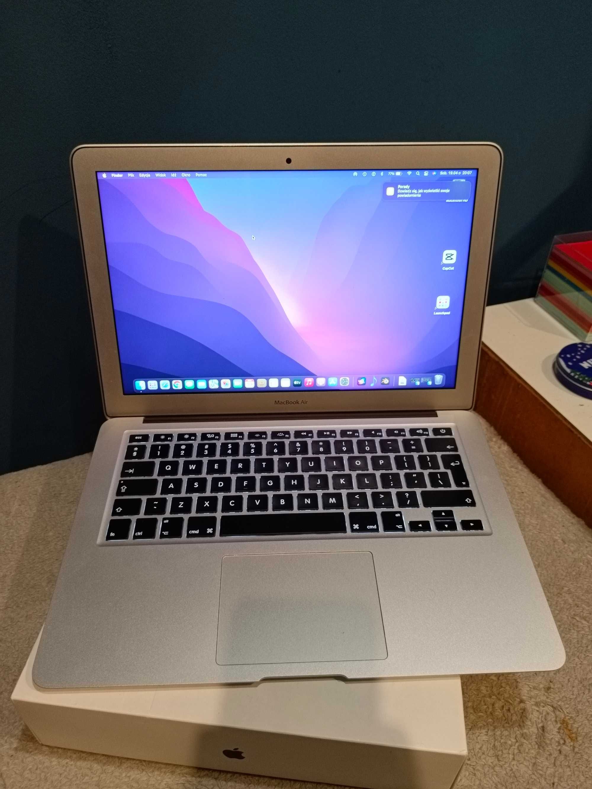 MacBook Air 13” | i5 / 8GB RAM / 128GB SSD | 332 cykle baterii