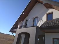 Wypełnienie 16mm cena z montażem balustrady nierdzewne INOX