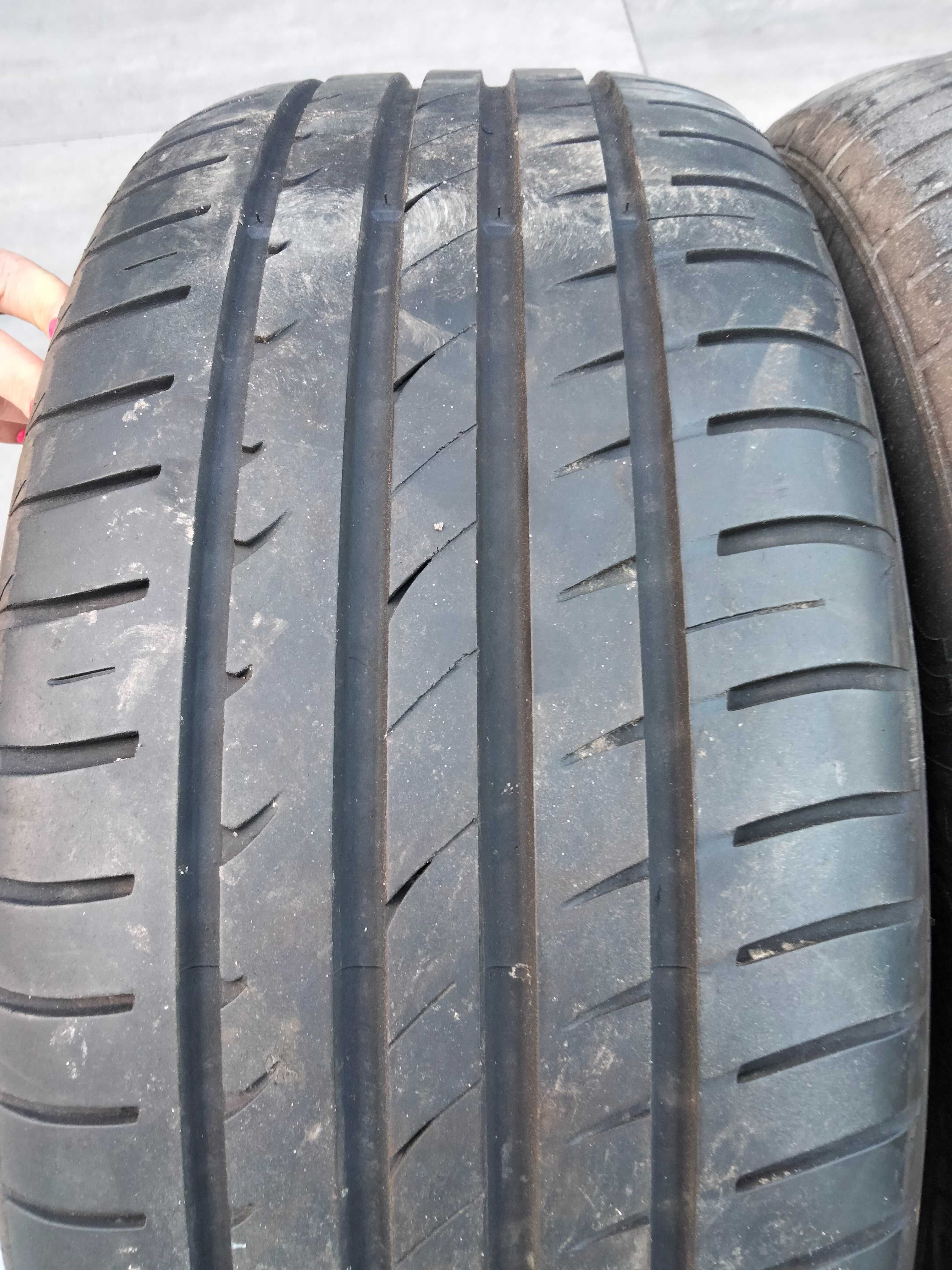 VW. Felgi aluminiowe kola RONDELL 16 5x112 z oponami 225/50 HANKOOK