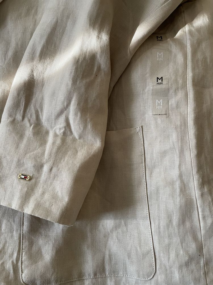 Жакет лен піджак Tommy Hilfiger Massimo dutti