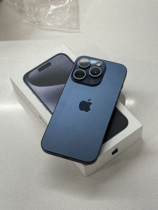Iphone 15 Pro 128GB Azul Titânio em bom estado Original