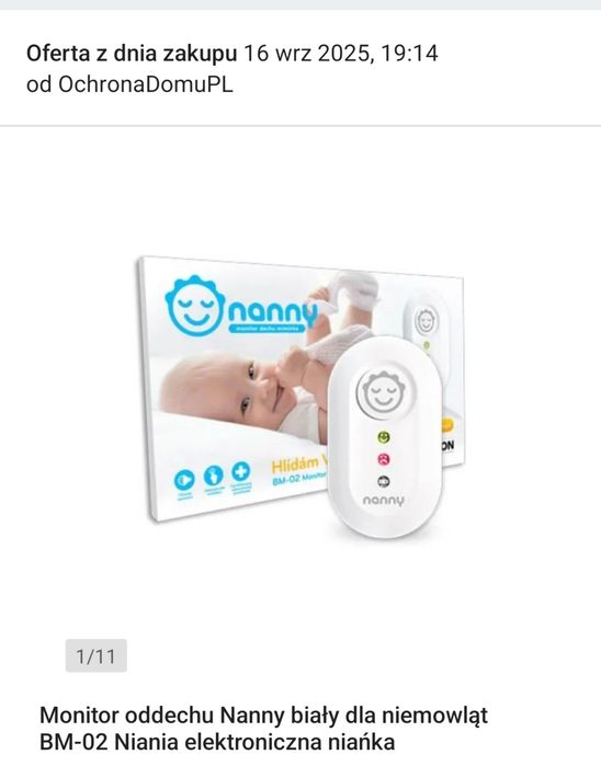 Monitor oddechu NANNY