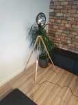 Lampa loft stojąca statyw trójnóg