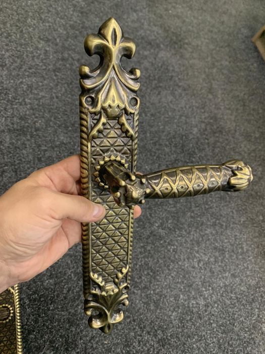 Великі Латунні Дверні Ручки, Дуже Якісні, Колір робим будь який