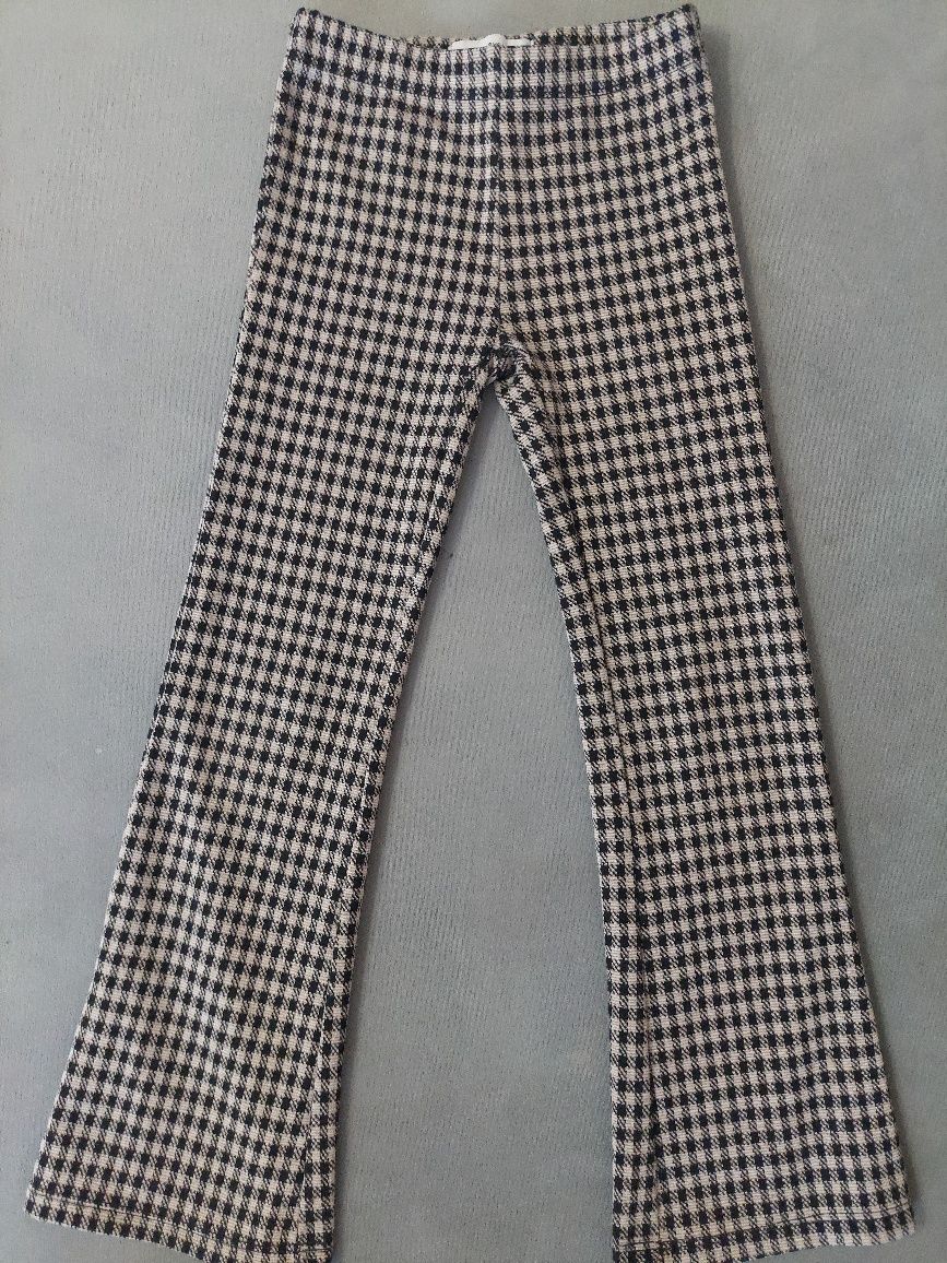 Legginsy i dzwony kratka pepitka Reserved 116 i 122