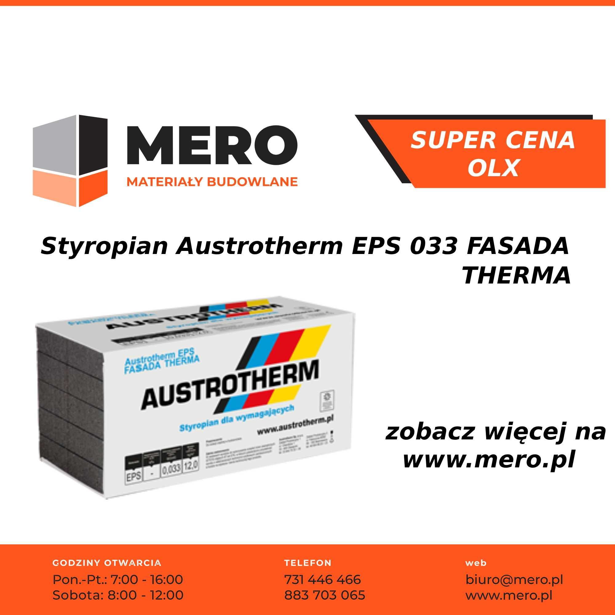Austrotherm styropian EPS FASADA THERMA 0,033 EPS 038 040