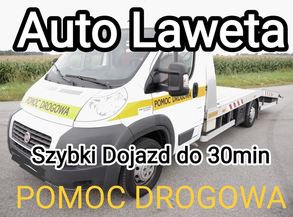 24h TANIO Pomoc Drogowa,Auto Laweta,Transport,Odpalanie na Kable