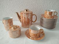 Zastawa porcelanowa Serwis kawowy porcelana Karolina kompletny