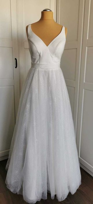 Klasyczna suknia ślubna Marella kolekcja Anne-Mariée