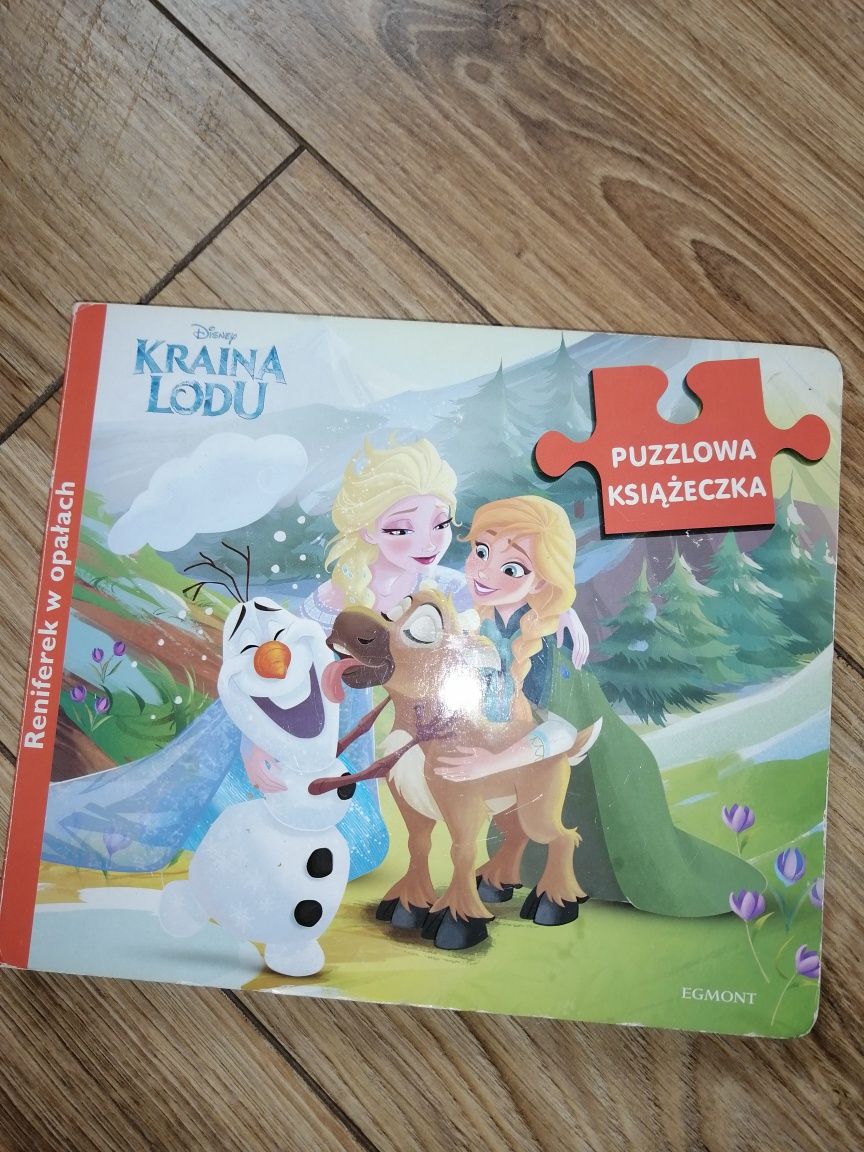 Książeczka z puzzlami kraina lodu