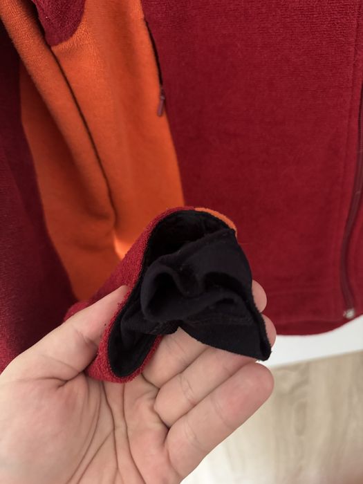 Bluza Norrona S M kurtka polarowa z kapturem logowana Eschler