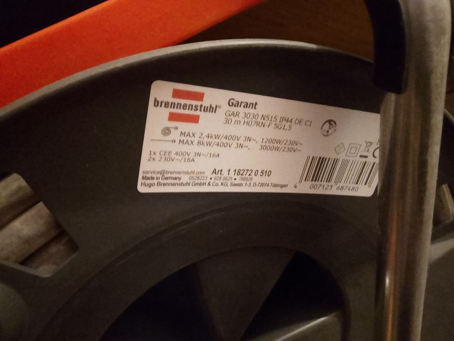 Przedłużacz siłowy i na 230 v