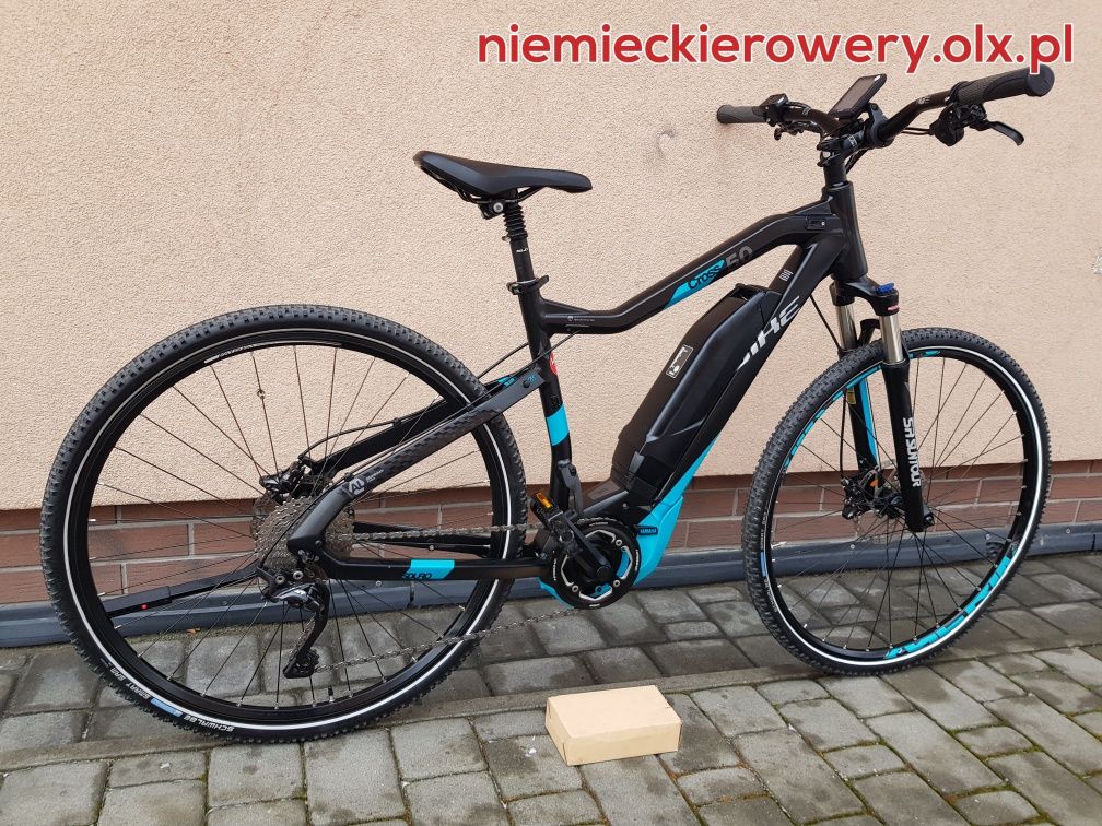 Rower elektryczny crossowy górski HAIBIKE koła 28 DEORE XT JAK NOWY