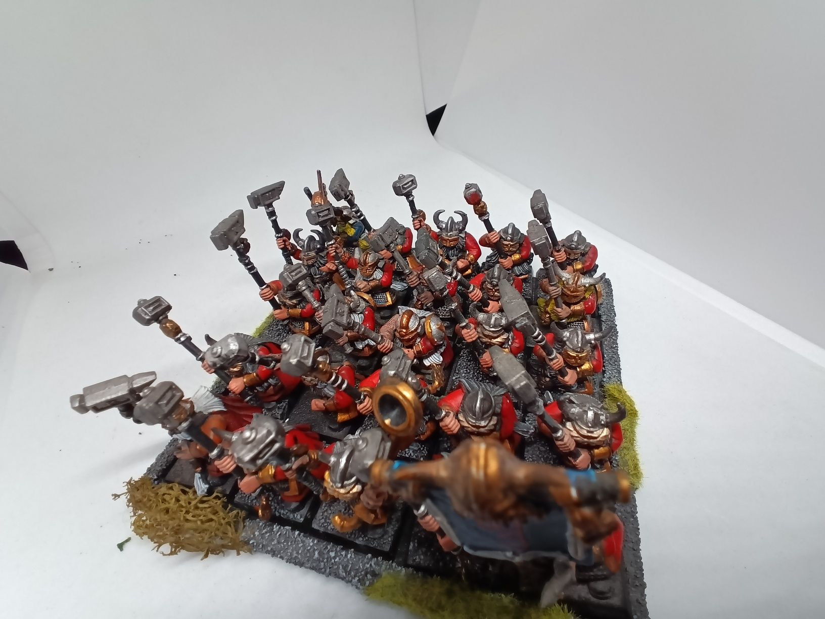 25x Longbeards Dwarfs Warhammer FB The Old World