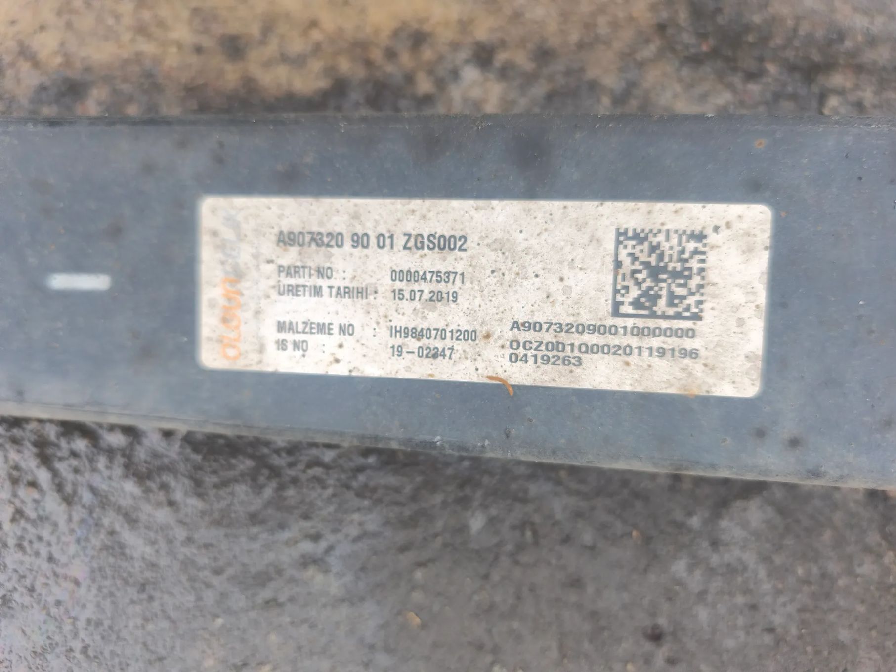 Resory pióra resor pojedynczy Mercedes-Benz Sprinter w907 w906 a9073209001