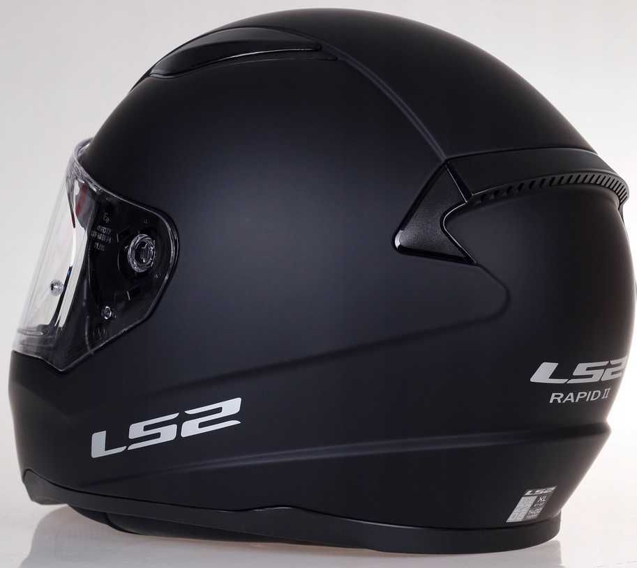 KASK Zamknięty Integralny LS2 FF353 RAPID II Czarny System PINLOCK XL
