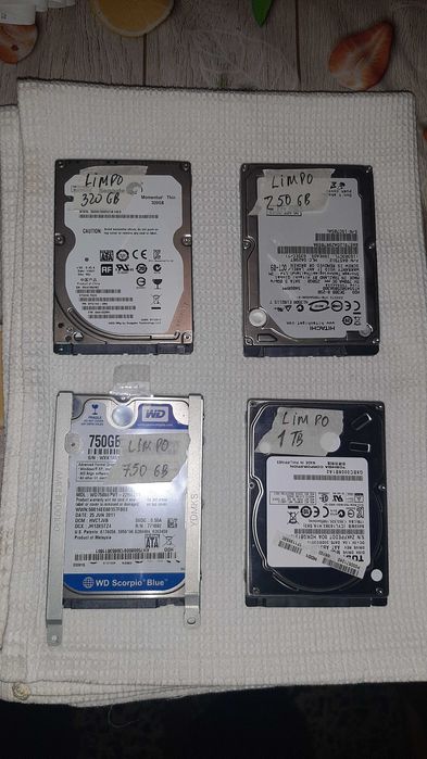 Discos Rigidos 2,5" Sata/IDE (80Gb - 1Tb)