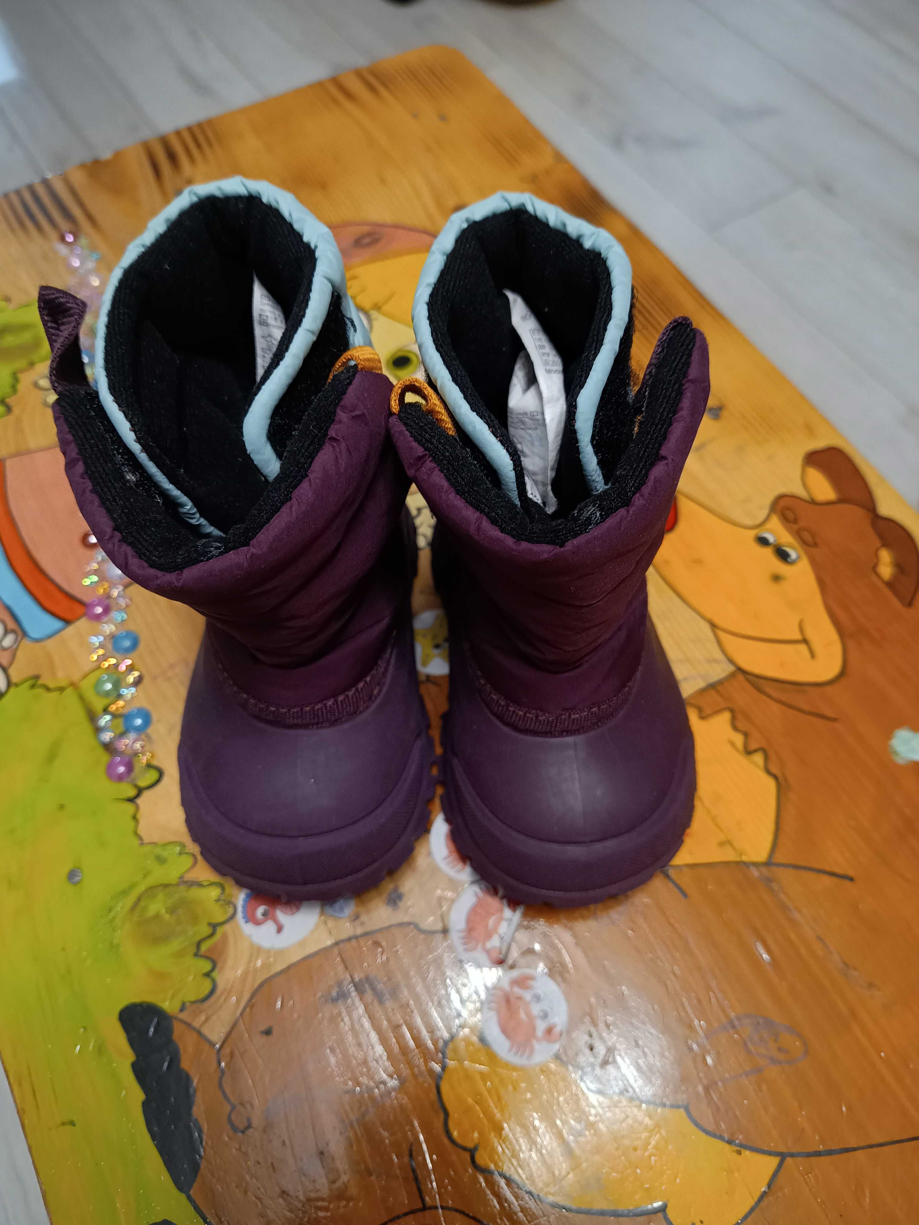 Buty zimowe śniegowce dla dzieci Lugik Warm