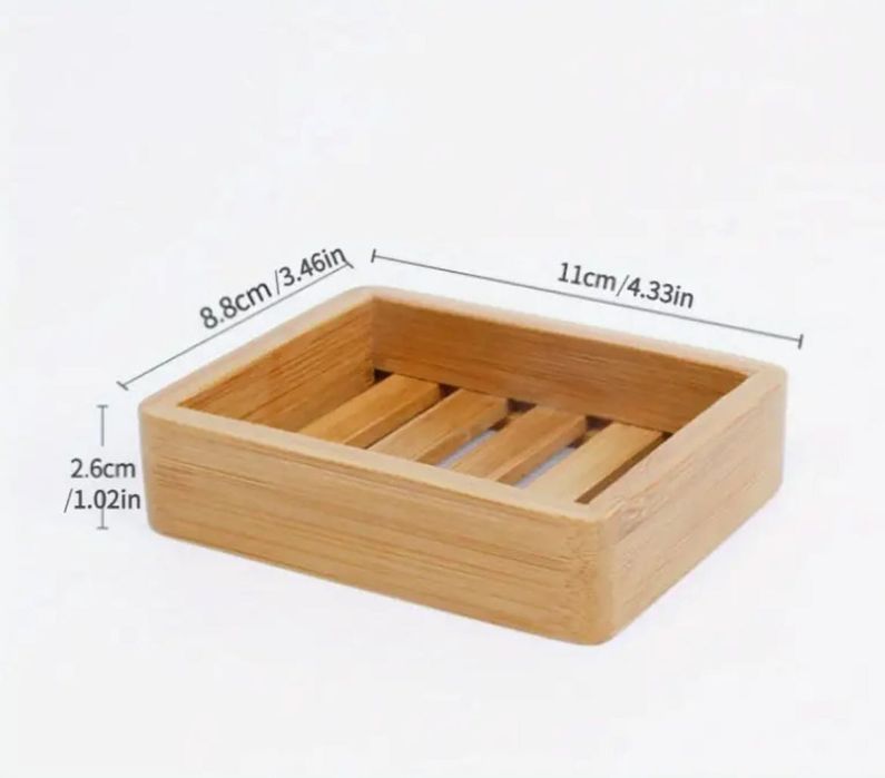 Drewniana mydelniczka – nowa, minimalistyczny design