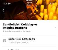 Coldplay vs Imagine Dragons - candlelight :  Coimbra 05/Abril