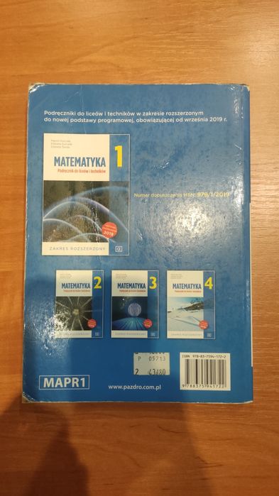 Podręcznik matematyka 1 Pazdro zakres rozszerzony