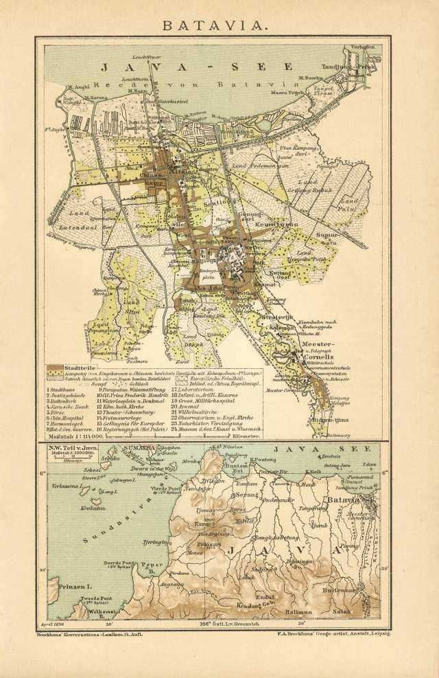 Oryginalny,  stary XIX w. plan miasta