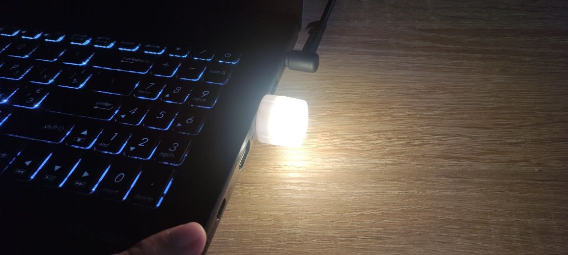 Мини-лед подсветка для повербанка/ноутбука USB LED LAMP 1W