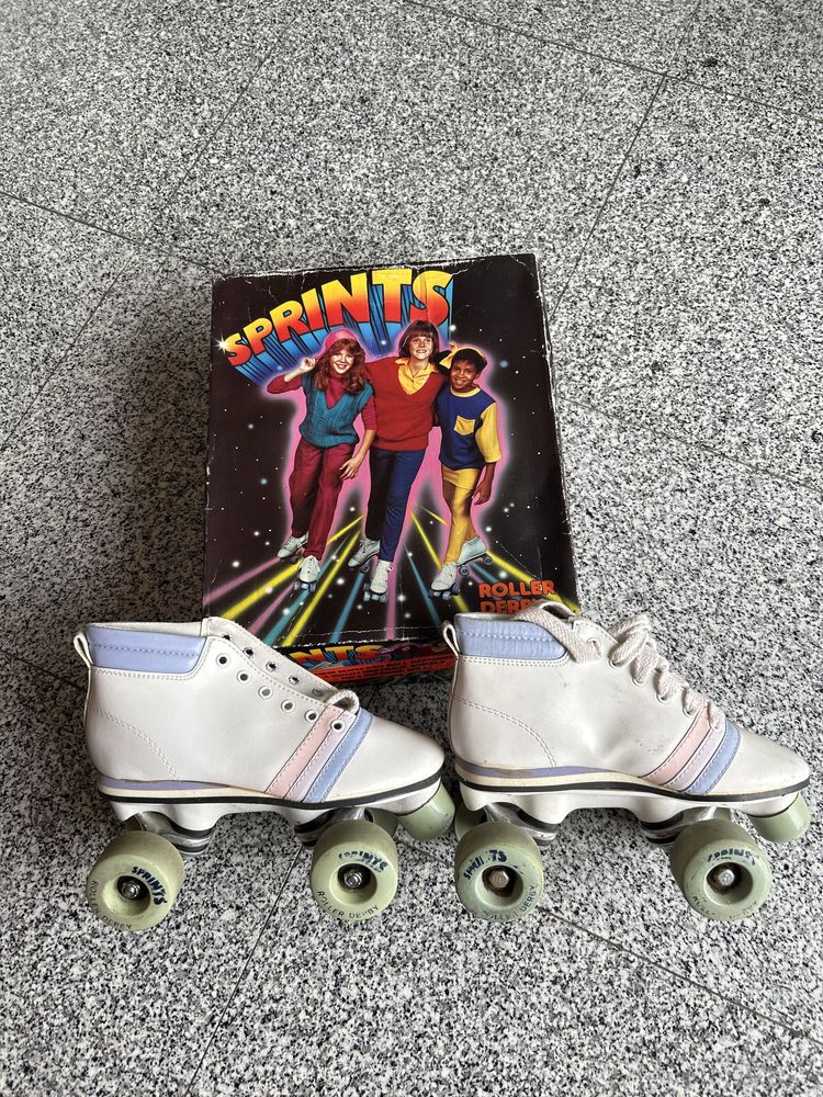 Patins 35 e meio Vintage anos 80 menina