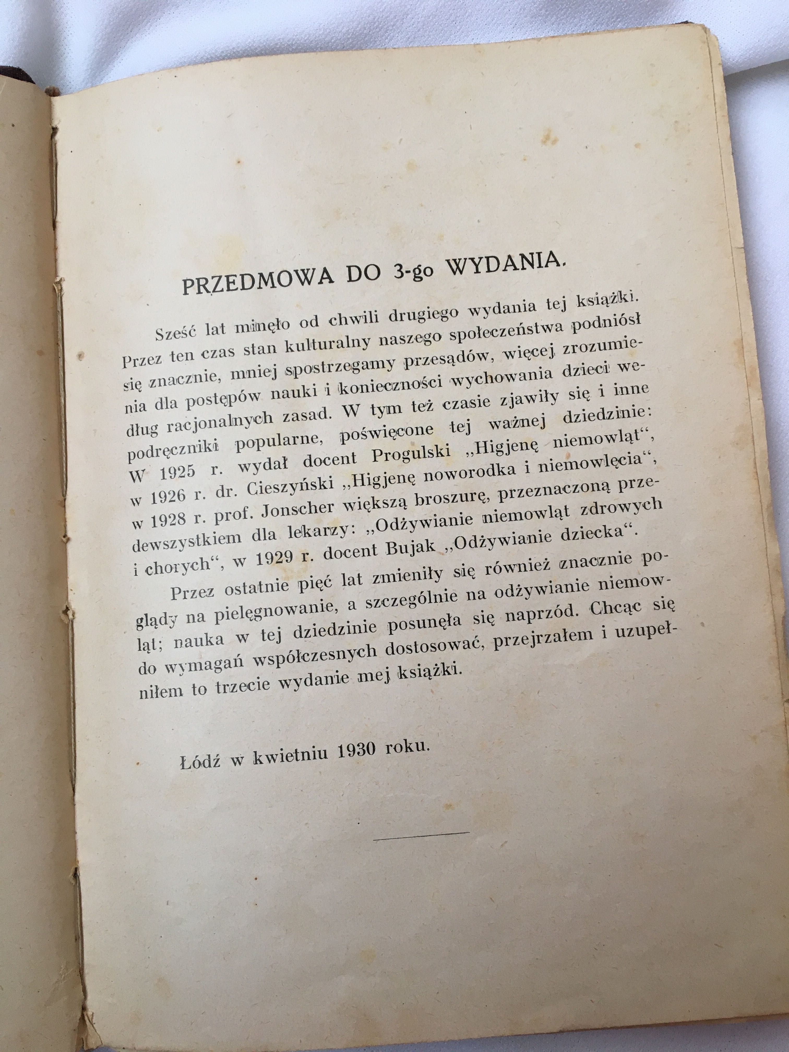 Pielęgnowanie i karmienie niemowląt,dr Tadeusz. Mogilnicki, 1933 r,