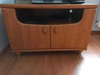 Szafka RTV Black Red White