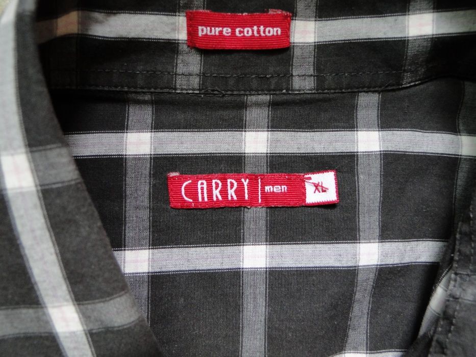 Carry koszula w swietna kratkę XL czysta bawełna