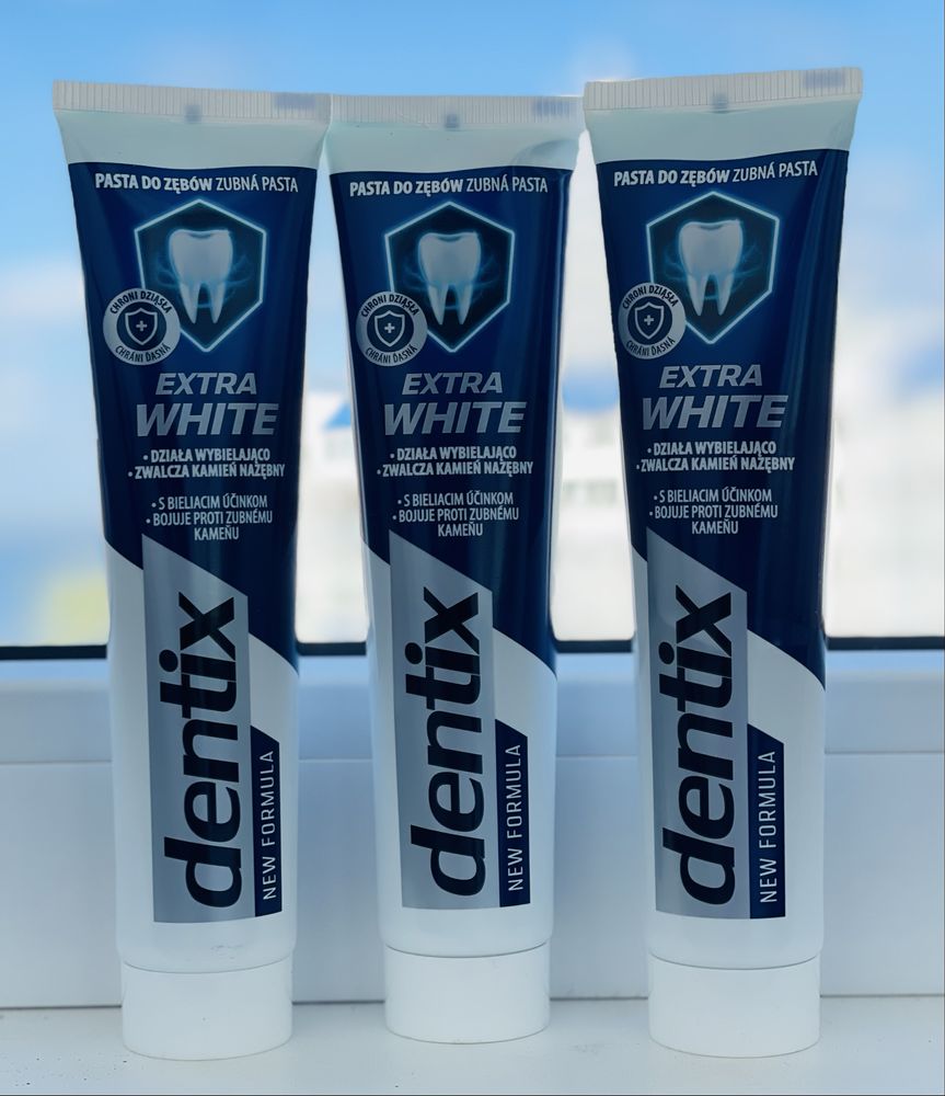 Зубна паста Dentix,Капсули Ariel,E 3в1,Ultra;Гель для прання Enzo 4л