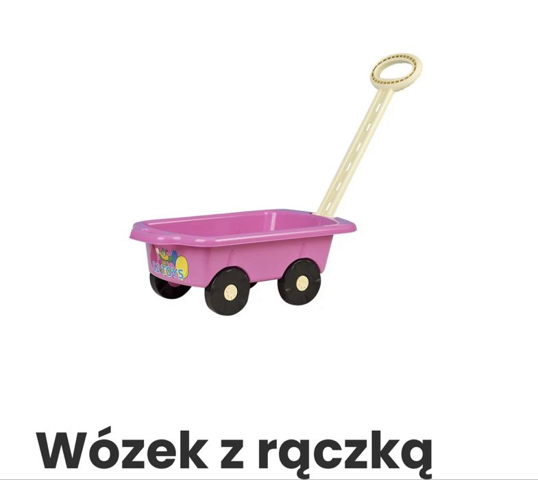 Wozek z raczka, taczka dla dzieci, wozek do piaskownicy